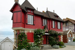 Villas in Trouville sur Mer, Calvados, Basse-Normandie, English Channel, France Villas in Trouville sur Mer, Calvados, Basse-Normandie, English Channel, France